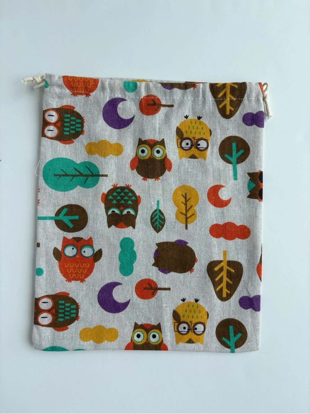 Woodland Owl Drawstring Dust Bag